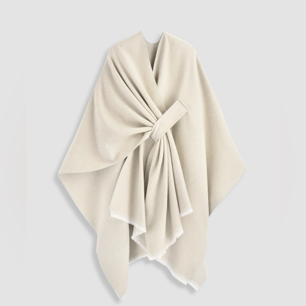 Cider Winter Warm Shawl Cream Color– New With Tags